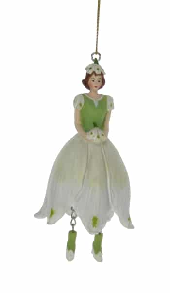 Deko Figur Blumenmädchen Märzenbechermädchen zum Hängen – Bild 5