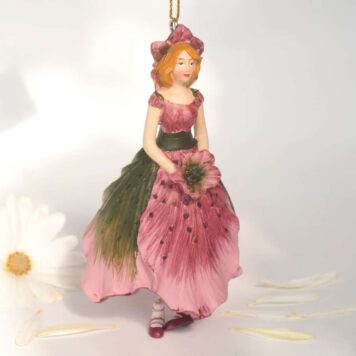 Deko Figur Blumenmädchen Christrosenmädchen zum Hängen