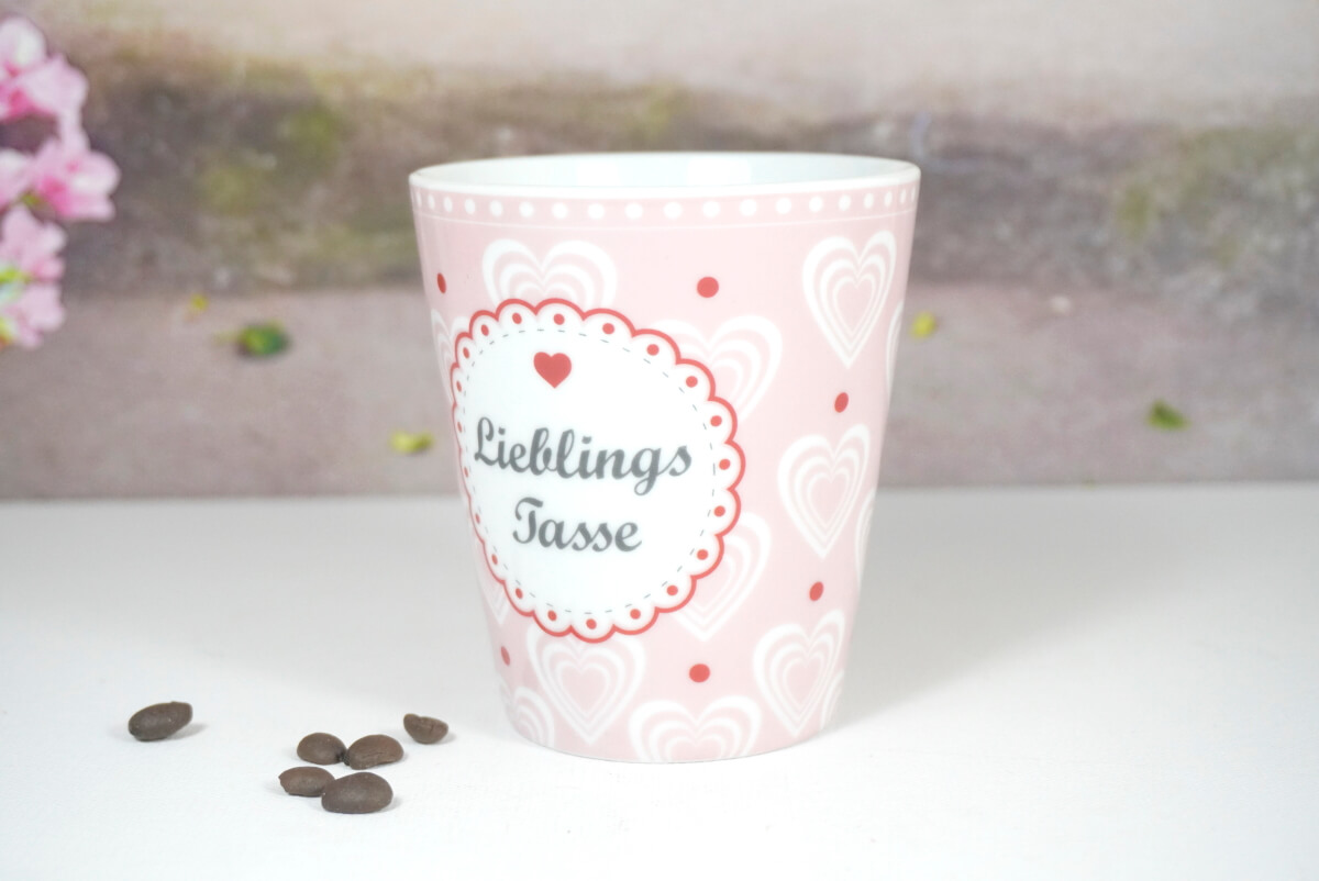 Krasilnikoff Kaffeebecher Mug Lieblings Tasse