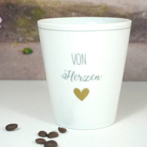 Krasilnikoff Kaffeebecher Mug Von Herzen