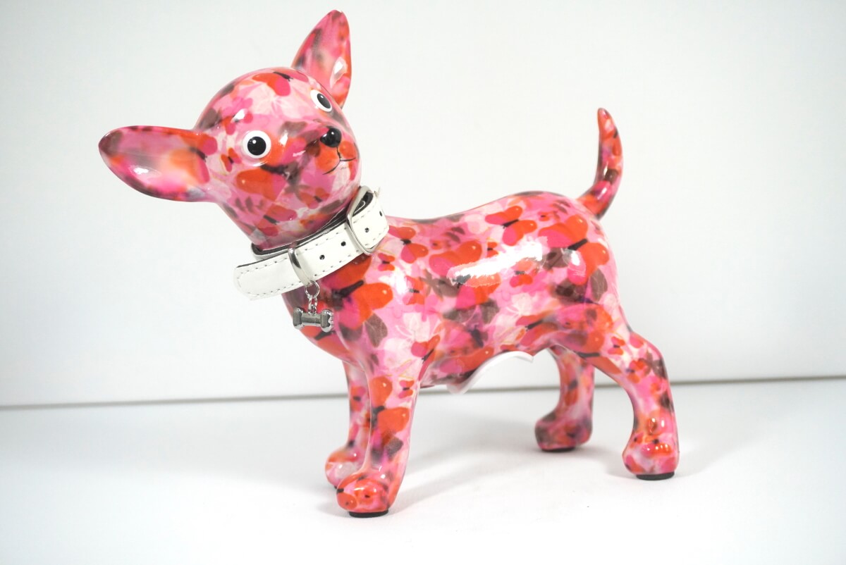 Pomme Pidou Spardose Money Bank Hund Pippa Schmetterling