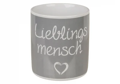 Henkelbecher Sprüche Tasse Pott XXL Lieblingsmensch