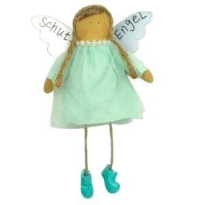Baden Schutzengel Aufhänger Anna Kleid Türkis mit Tüll
