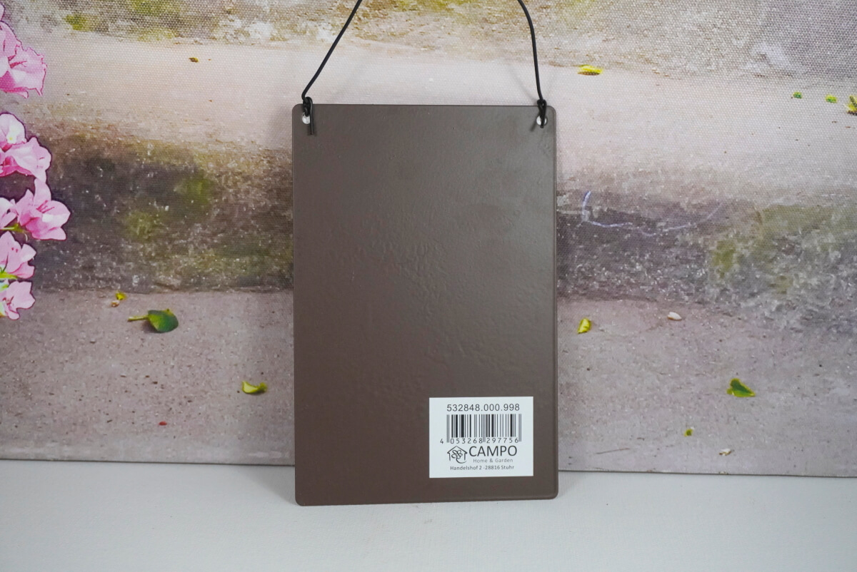 Deko Blechschild Was ich noch mehr liebe als mein Zuhause sind die Menschen mit denen ich es teile.