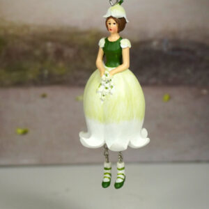 Deko Figur Blumenmädchen Maiglöckchenmädchen zum Hängen