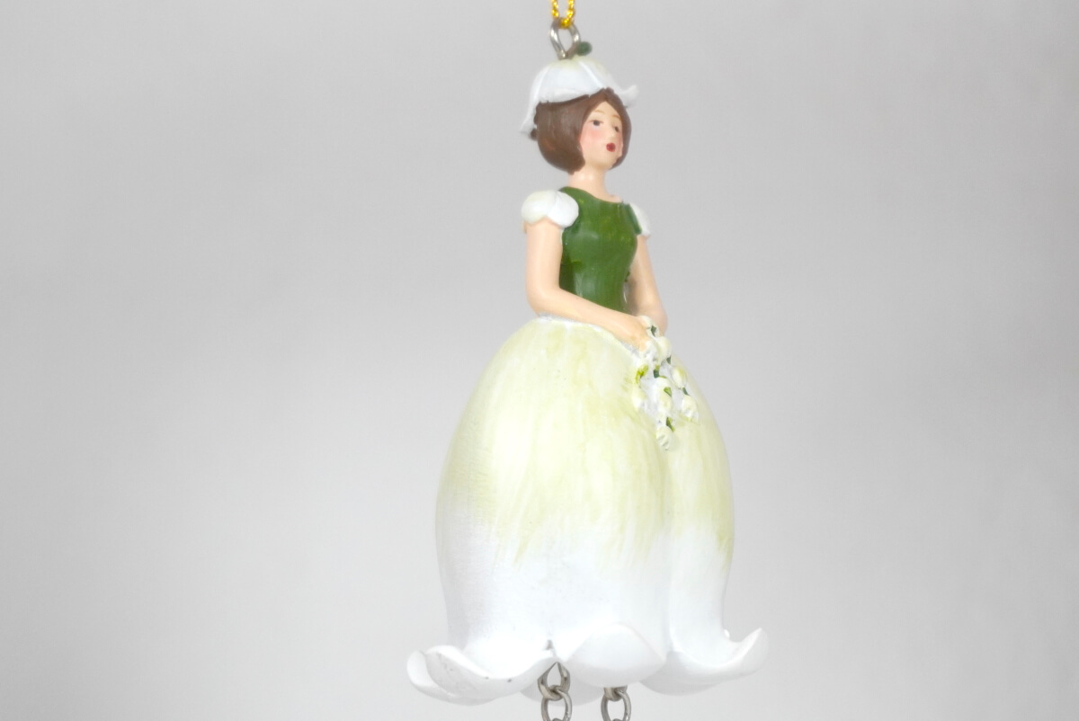 Deko Figur Blumenmädchen Maiglöckchenmädchen zum Hängen