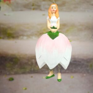 Deko Figur Blumenmädchen Seerosenmädchen zum Hängen