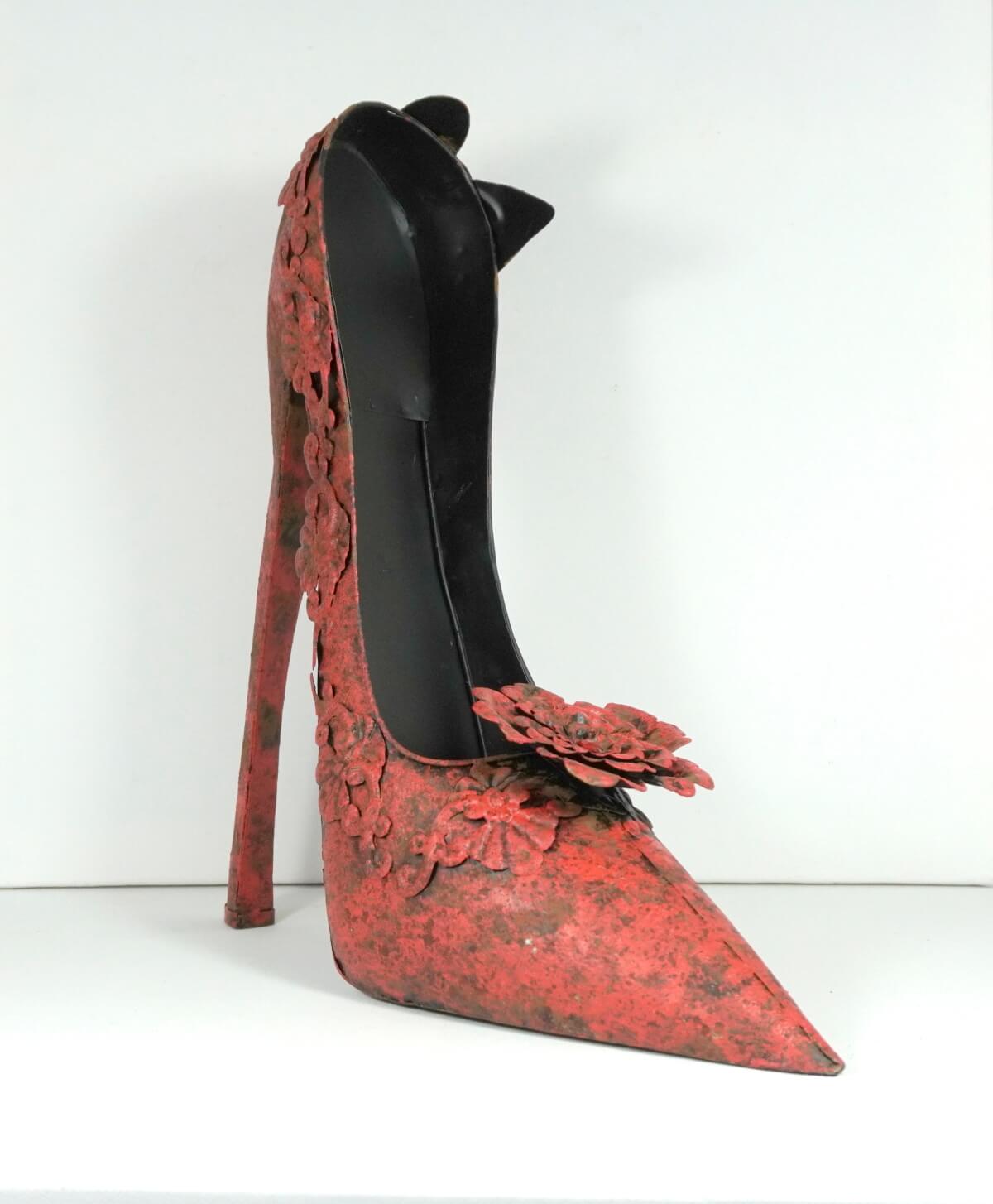 Deko High Heel Schuh Magische Deko XXL Rot