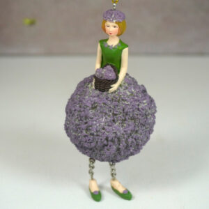 Deko Figur Blumenmädchen Alliummädchen zum Hängen
