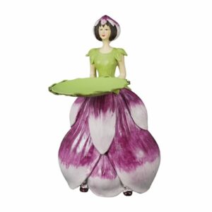 Dekofigur Teelichthalter Blumenmädchen Magnolienmädchen