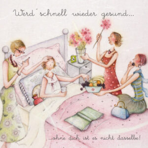 Holzbild Wandbild von Berni Parker werd schnell wieder gesund