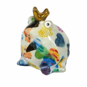 Pomme Pidou Money Bank Spardose Freddy Petit Weiß Herzchen