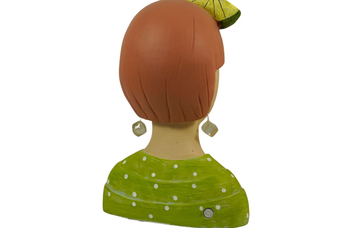 Baden Aufsteller Deko Kopf Büste Madame Ladykopf Mädchen Büste Melon