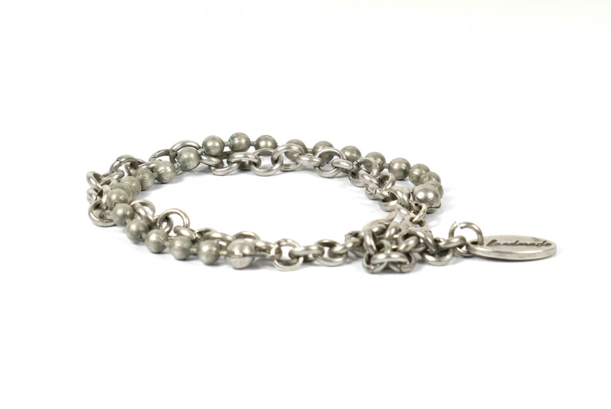 Hevi Armband Handmade Basic Silberfarben