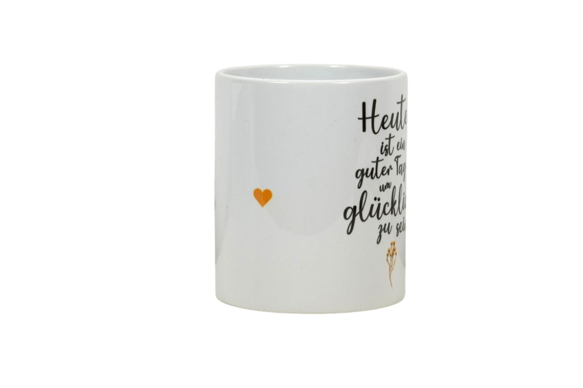 Orca Henkelbecher Heute ist ein guter Tag um glücklich zu sein