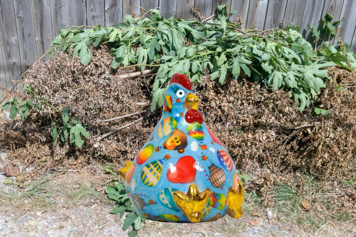 Pomme Pidou Spardose Money Bank Huhn Claire Petit Blau