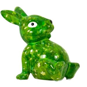 Pomme Pidou Money Bank Spardose Petit Hase Osterhase Billie Wiesen Grün