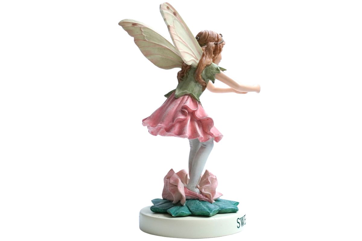Flower Fairy Dekofigur Elfe Sweet Pea Fairy Waldfee Sockel