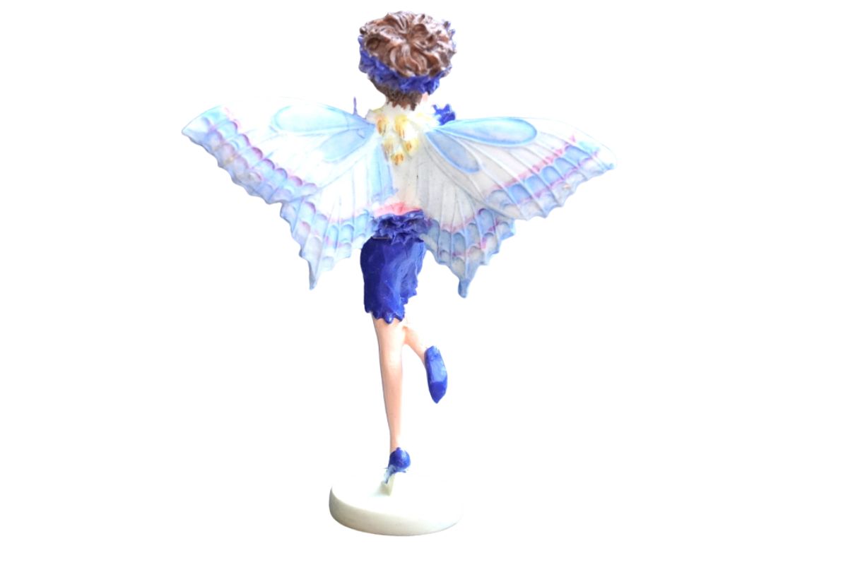 Flower Fairy Dekofigur Elfe Kornblume Mini Cornflower Fairy