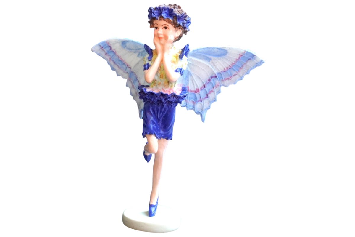 Flower Fairy Dekofigur Elfe Kornblume Mini Cornflower Fairy