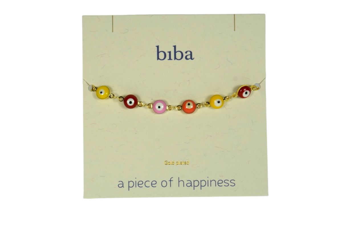 Biba Armband Perlen Multicolor Damen Armband Eyes Pearls