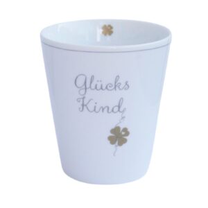 Krasilnikoff Kaffeebecher Sprüche Tasse Mug Cup Glücks Kind