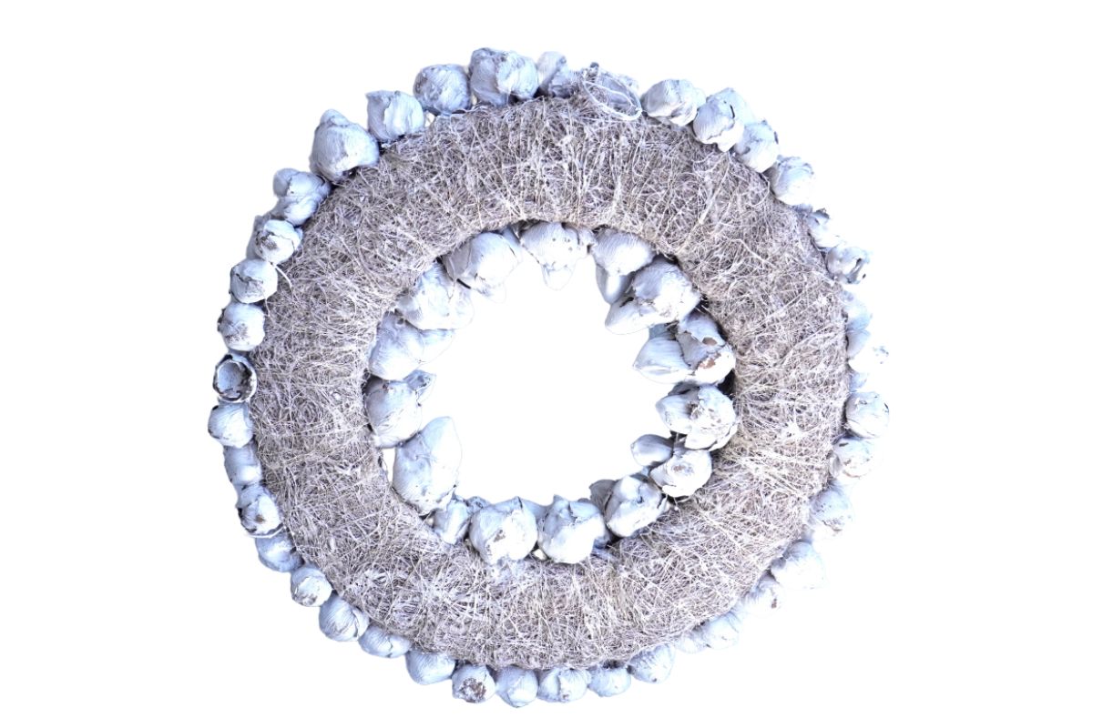 Couronne Wandkranz Türkranz Dekokranz Coco Fruit White 30 ∅