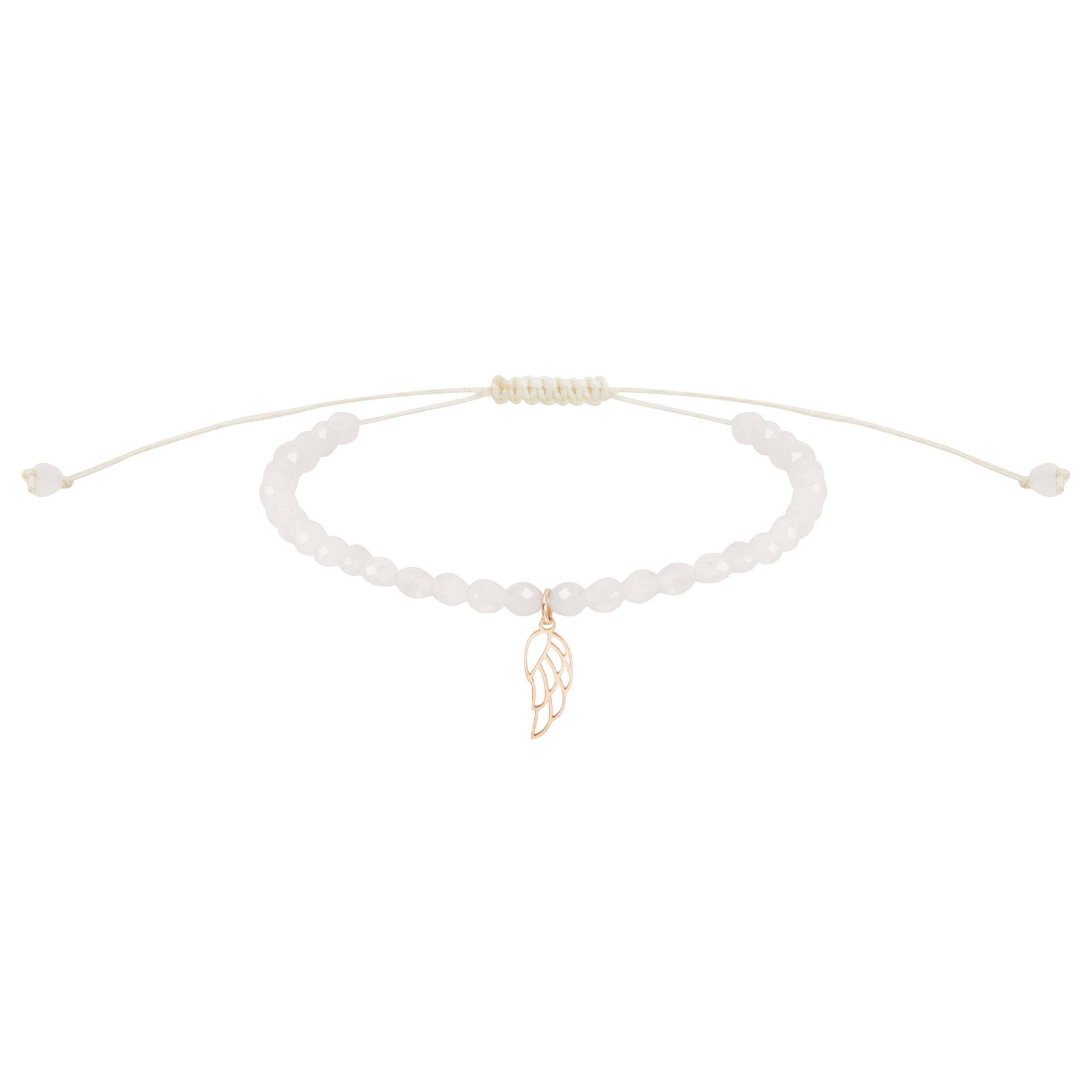 Armband HCA Beauty of nature rosevergoldet Mondstein Engelsflügel