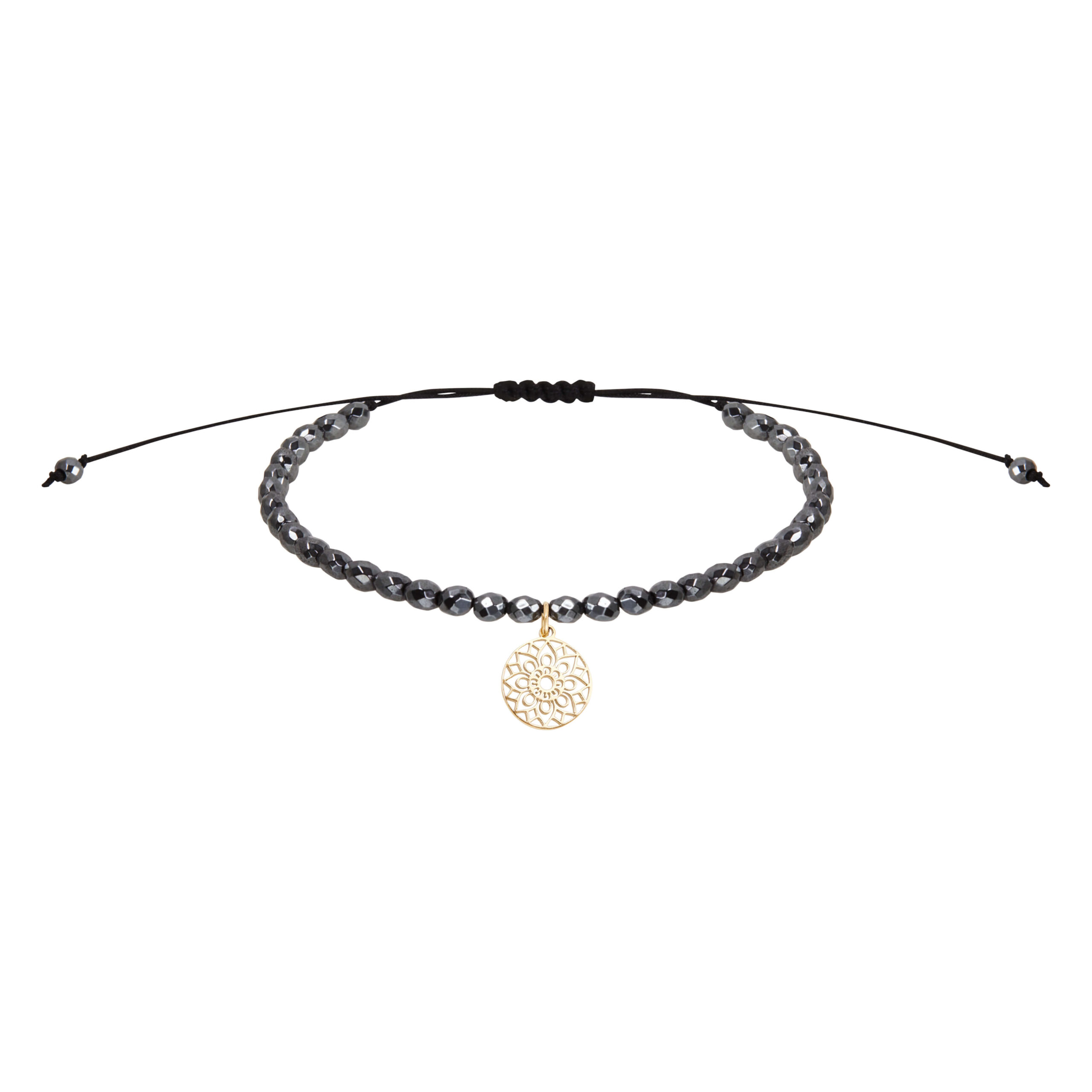 Armband HCA Beauty of nature vergoldet Hämatit Stein Mandala des Glücks