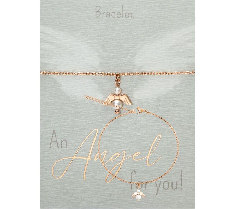 Armband HCA An Angel for you rosevergoldet Schutzengel Perlmutt Perle