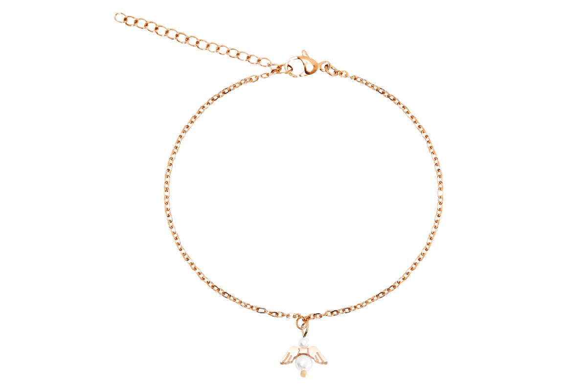 Armband HCA An Angel for you rosevergoldet Schutzengel Perlmutt Perle