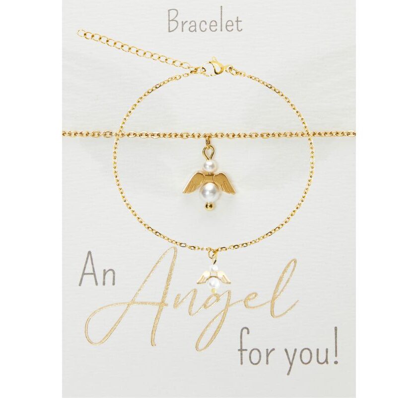 Armband HCA An Angel for you vergoldet Schutzengel Perlmutt Perle