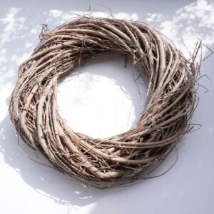 Deko Naturkranz Reisigkranz Wandkranz Tischkranz Braun 30cm