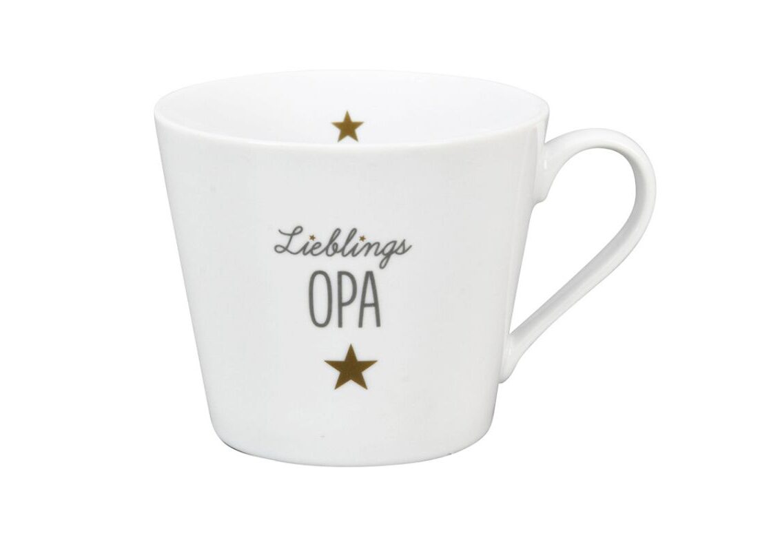 Krasilnikoff Henkeltasse Kaffeetasse Sprüche Tasse Lieblings Opa