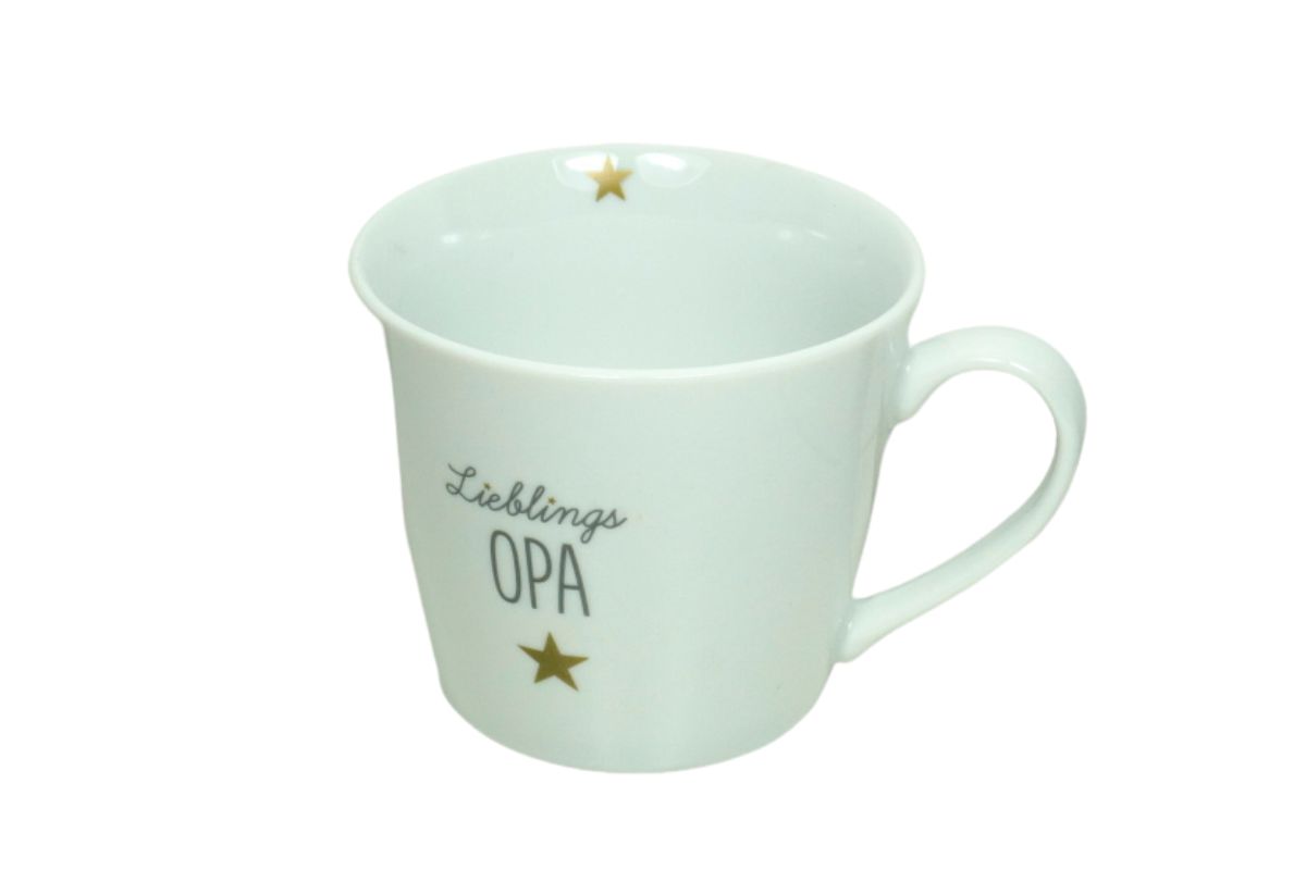 Krasilnikoff Henkeltasse Kaffeetasse Sprüche Tasse Lieblings Opa