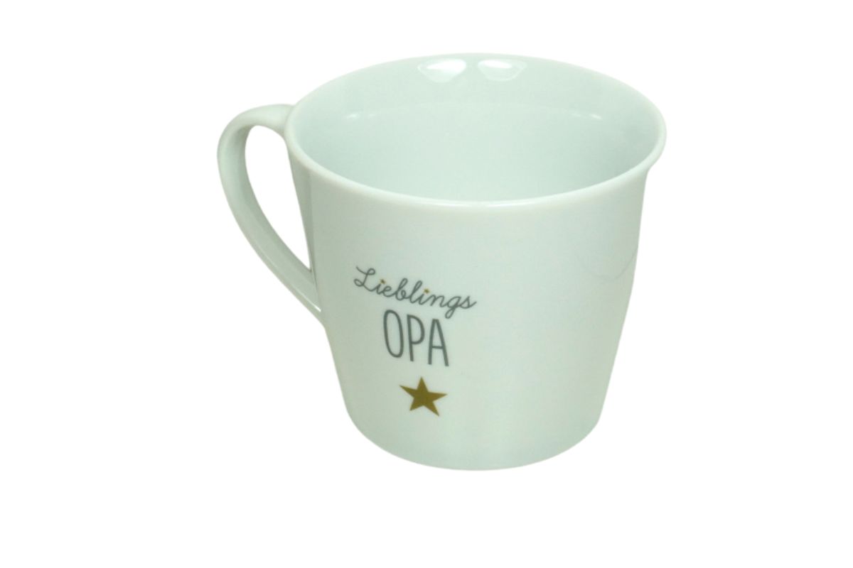Krasilnikoff Henkeltasse Kaffeetasse Sprüche Tasse Lieblings Opa