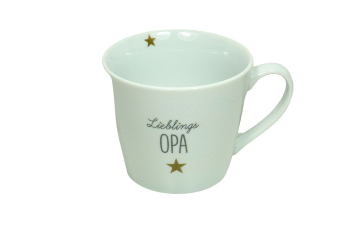Krasilnikoff Henkeltasse Kaffeetasse Sprüche Tasse Lieblings Opa