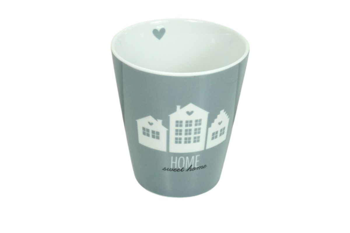 Krasilnikoff Kaffeebecher Sprüche Tasse Mug Cup Home sweet home