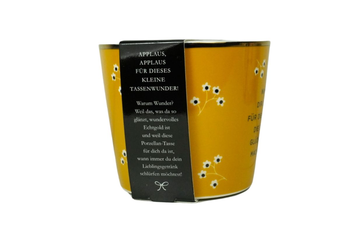 Grafik Werkstatt Henkelbecher Kaffeebecher Sprüchetasse Nimm Dir Zeit Für Die Dinge, Die Dich Glücklich Machen