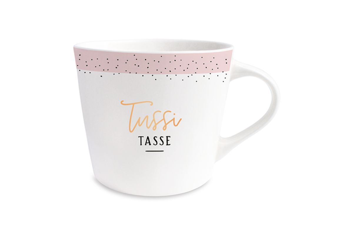 Grafik Werkstatt Henkelbecher Kaffeebecher Sprüchetasse Tussi Tasse