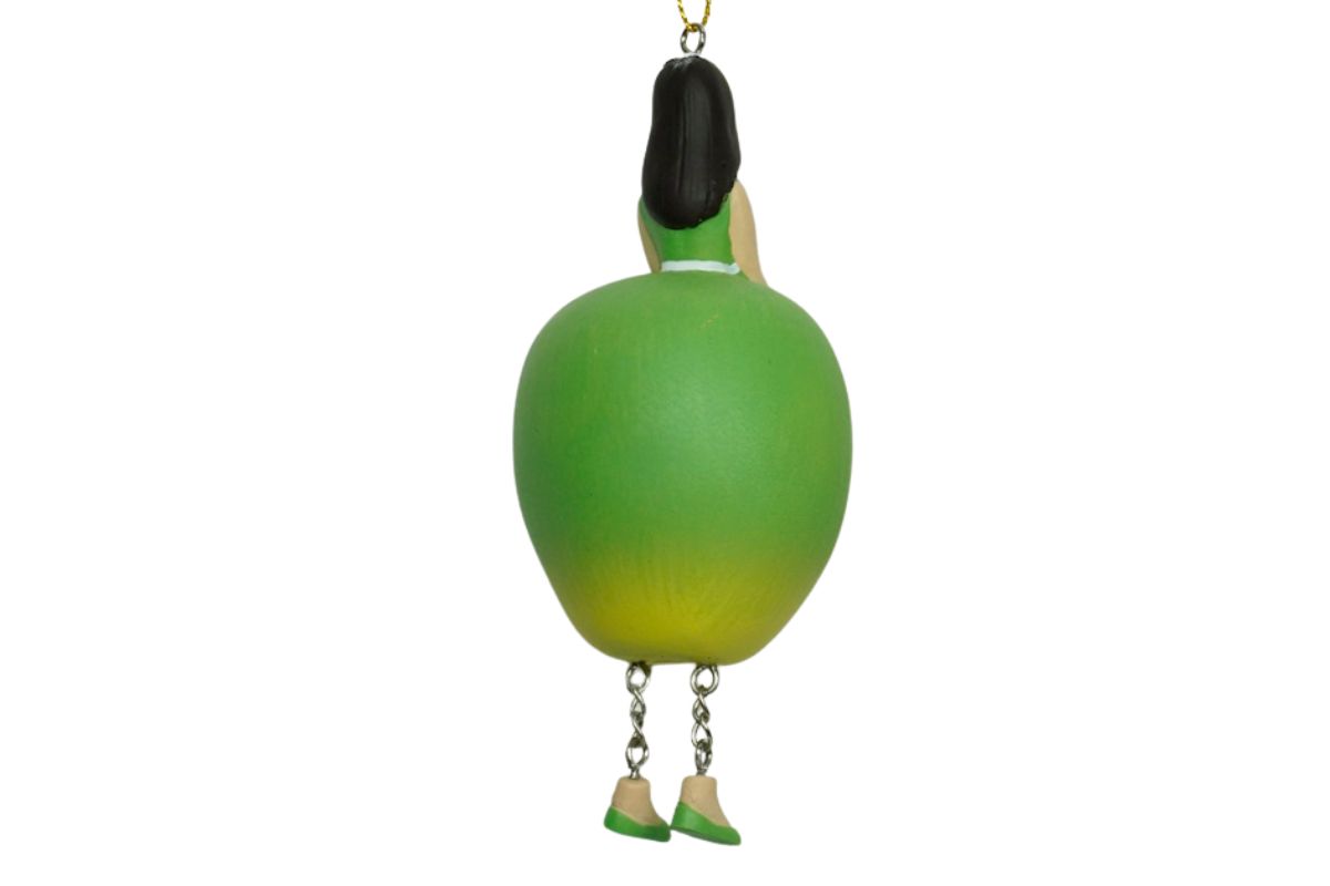 Deko Figur Blumenmädchen Apfelmädchen Grün zum Hängen