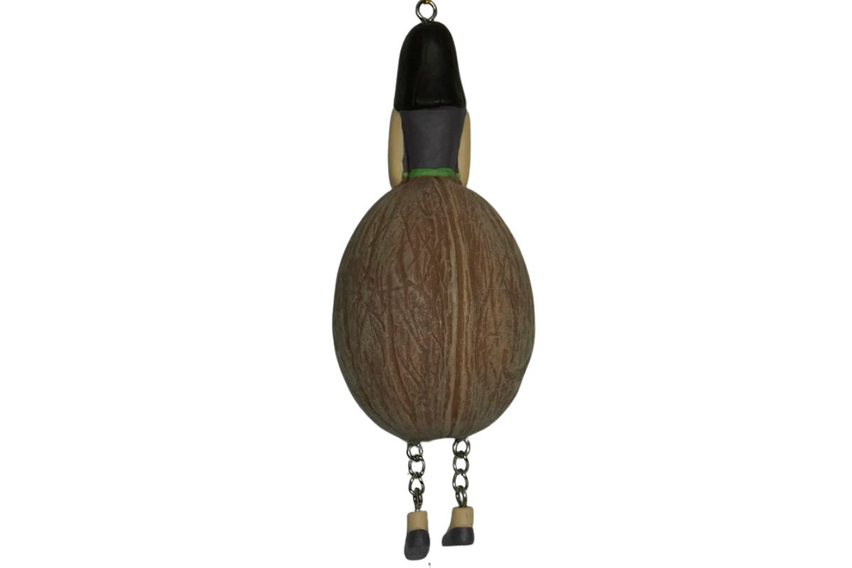 Deko Figur Blumenmädchen Walnussmädchen zum Hängen