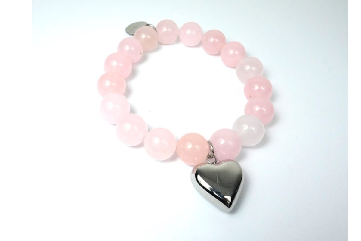 Damen Armband Heart Rose Perlen Modeschmuck Armband