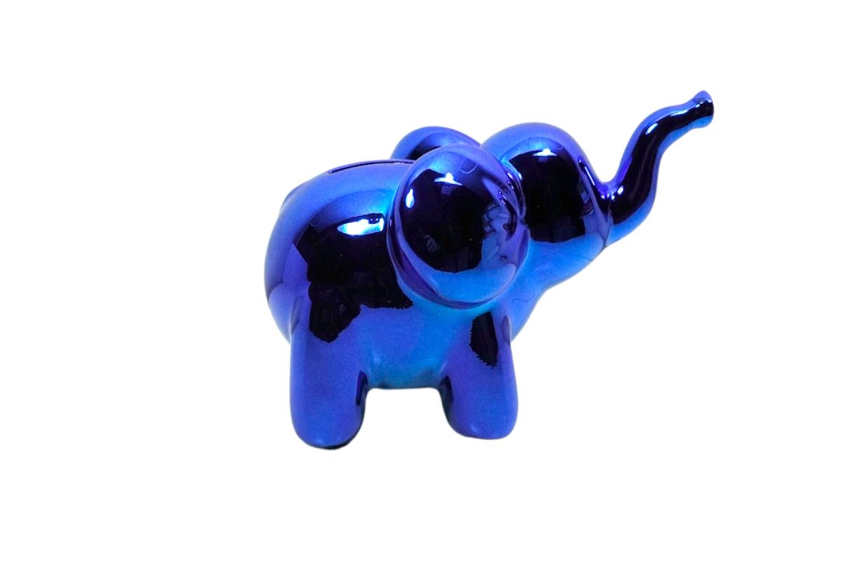 Pomme Pidou Spardose Money Bank Elefant S Jim Blau