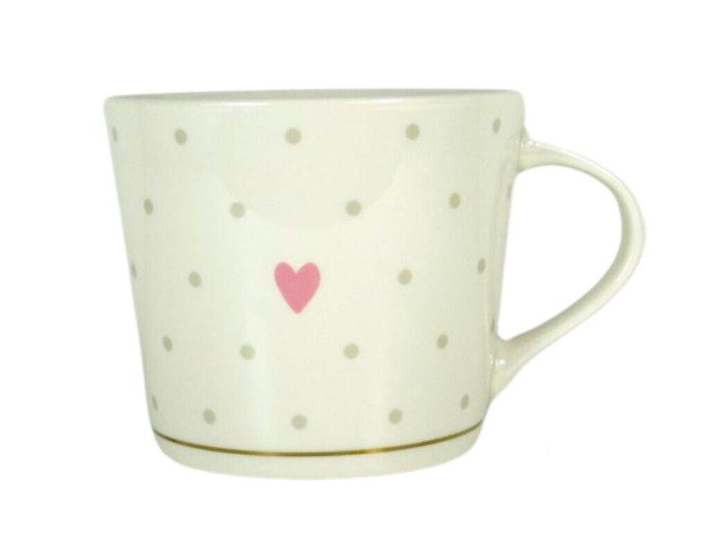 Grafik Werkstatt Henkelbecher Kaffeebecher Sprüchetasse Rosa Herz