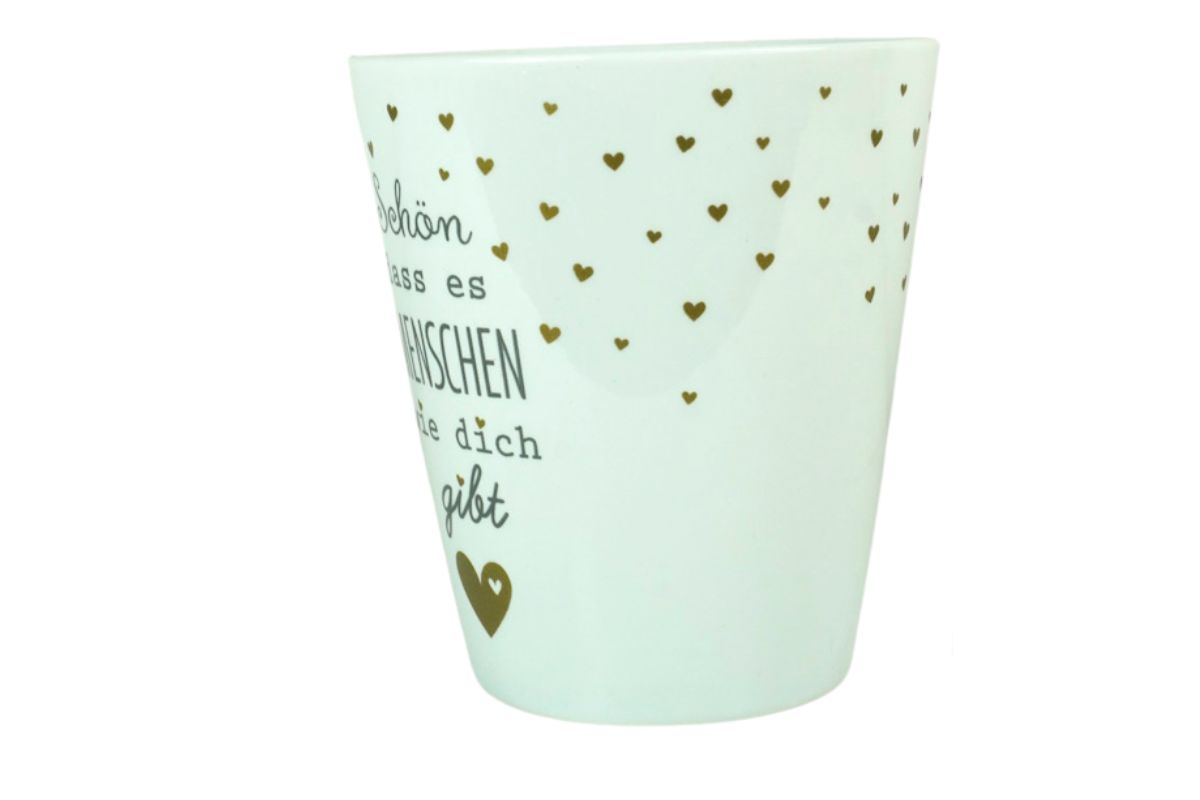 Krasilnikoff Kaffeebecher Sprüche Tasse Mug Cup Schön dass es Menschen wie dich gibt