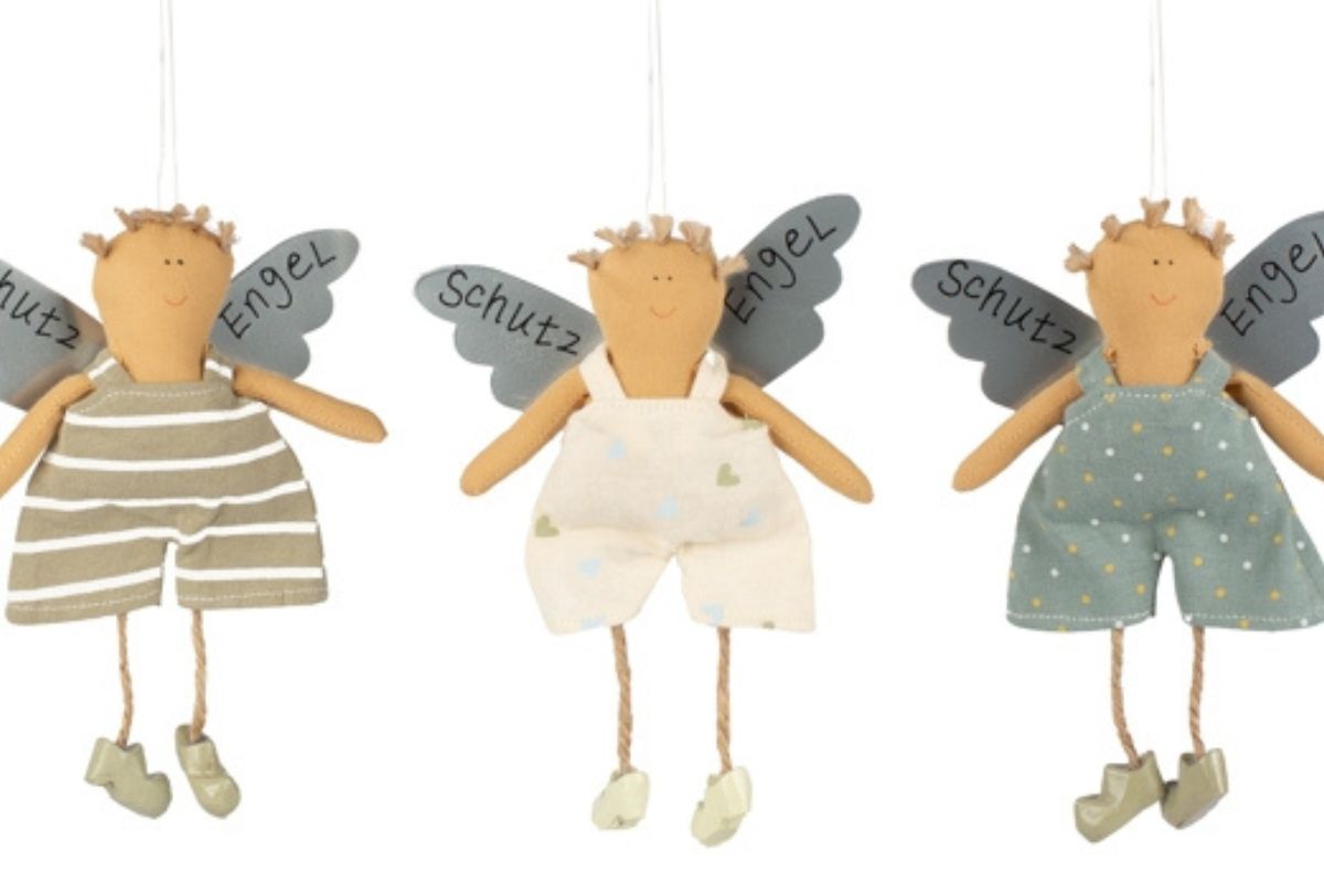 Baden Schutzengel Aufhänger Deko Engel Junge