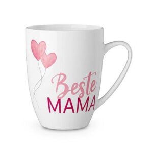 Henkelbecher Kaffeetasse Sprüchetasse Beste Mama Becher für Dich