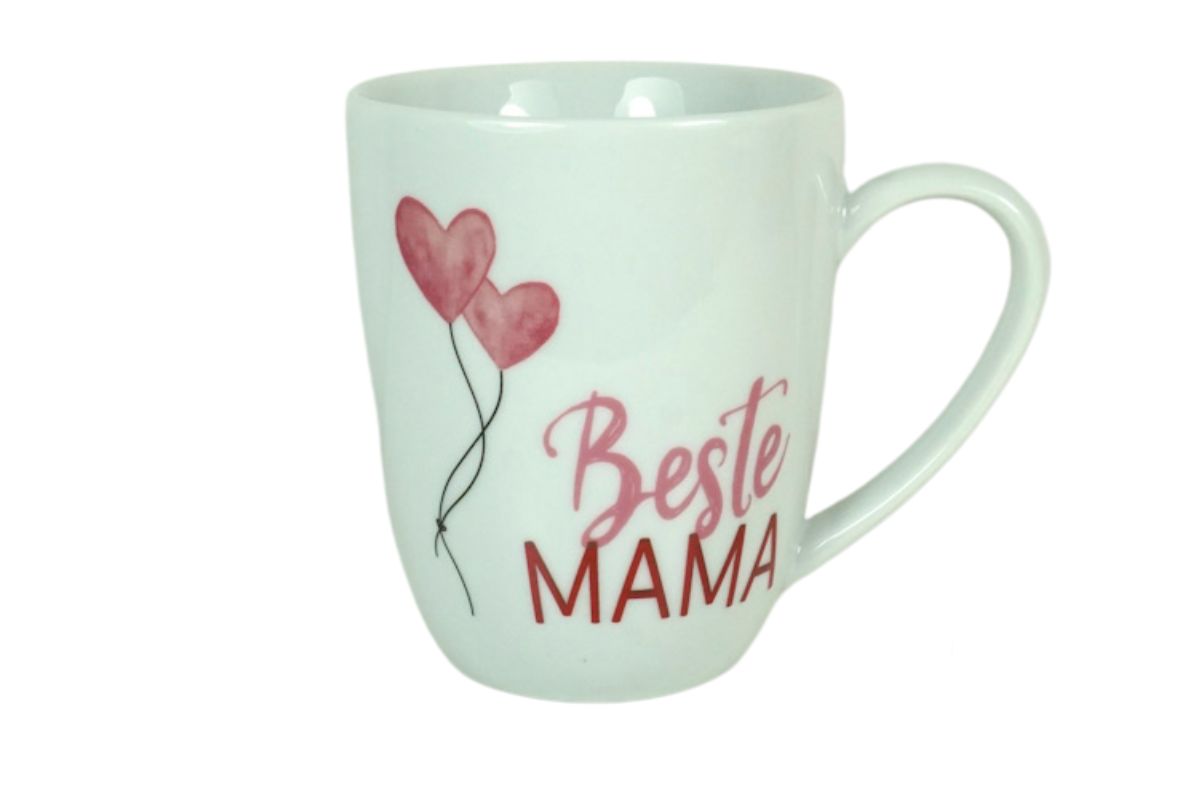 Henkelbecher Kaffeetasse Sprüchetasse Beste Mama Becher für Dich
