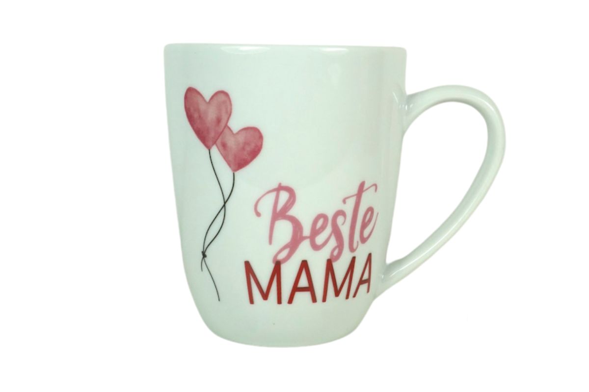 Henkelbecher Kaffeetasse Sprüchetasse Beste Mama Becher für Dich